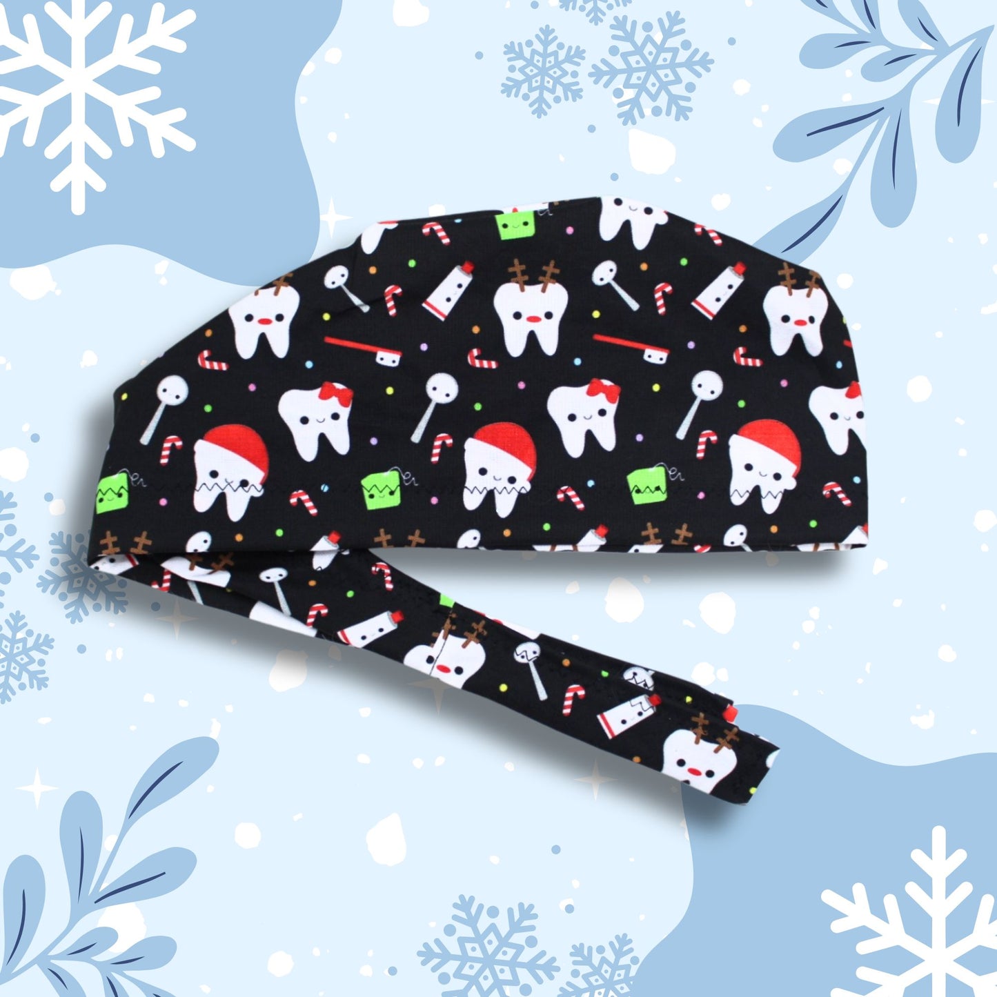 Christmas Dental Scrub Cap