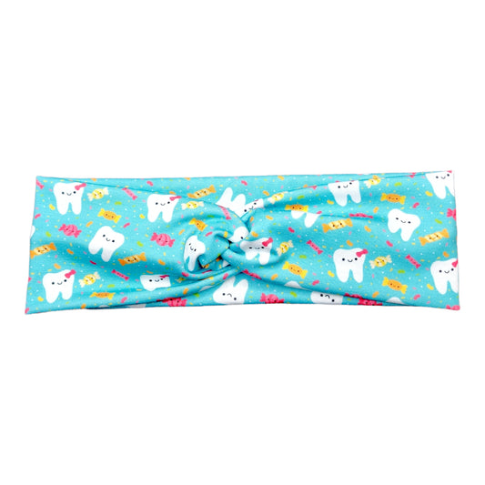 Candy Print Kawaii Happy Teeth Dental Headband for Women