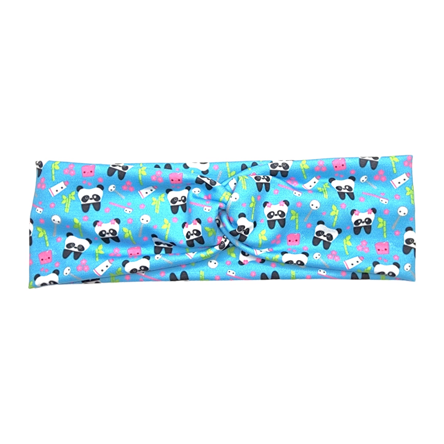 Blue Kawaii Panda Teeth Dental Headband for Women