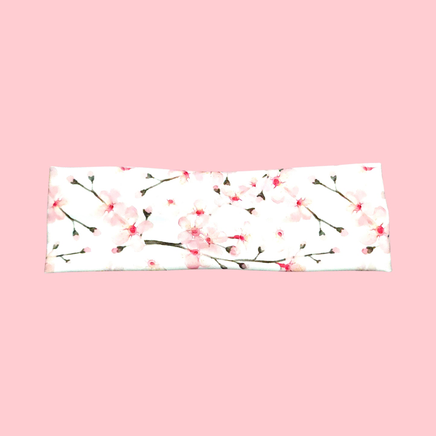 White Cherry Blossom Flower Headband for Women