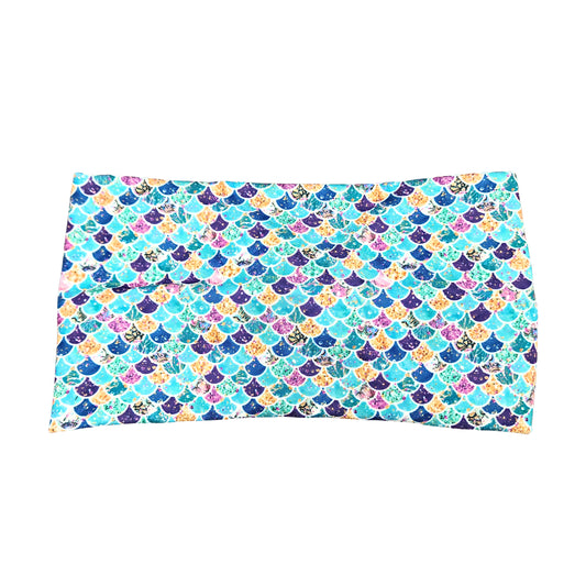 Wide Jewel Toned Mermaid Headband
