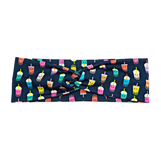 Kawaii Boba Tea Headband for Women