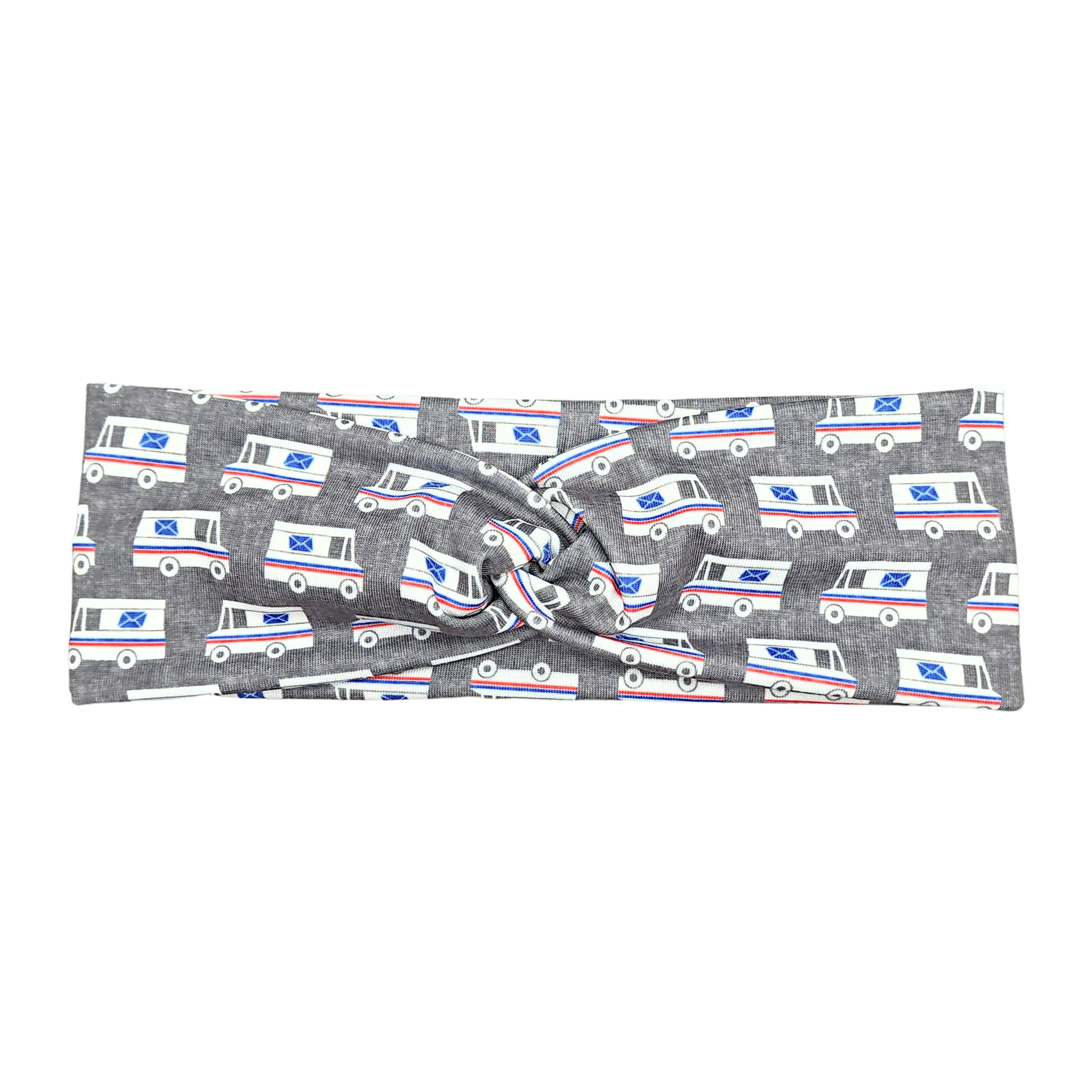 Gray Mail Delivery Truck Headband for Women