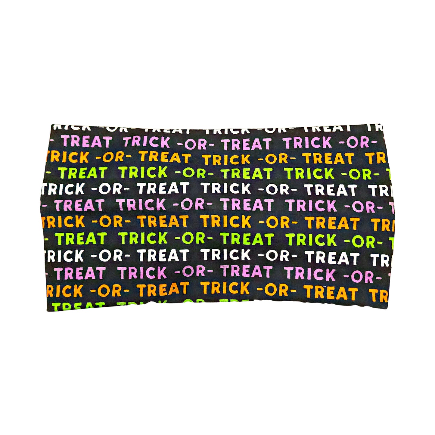 Wide Trick or Treat Halloween Headband for Women