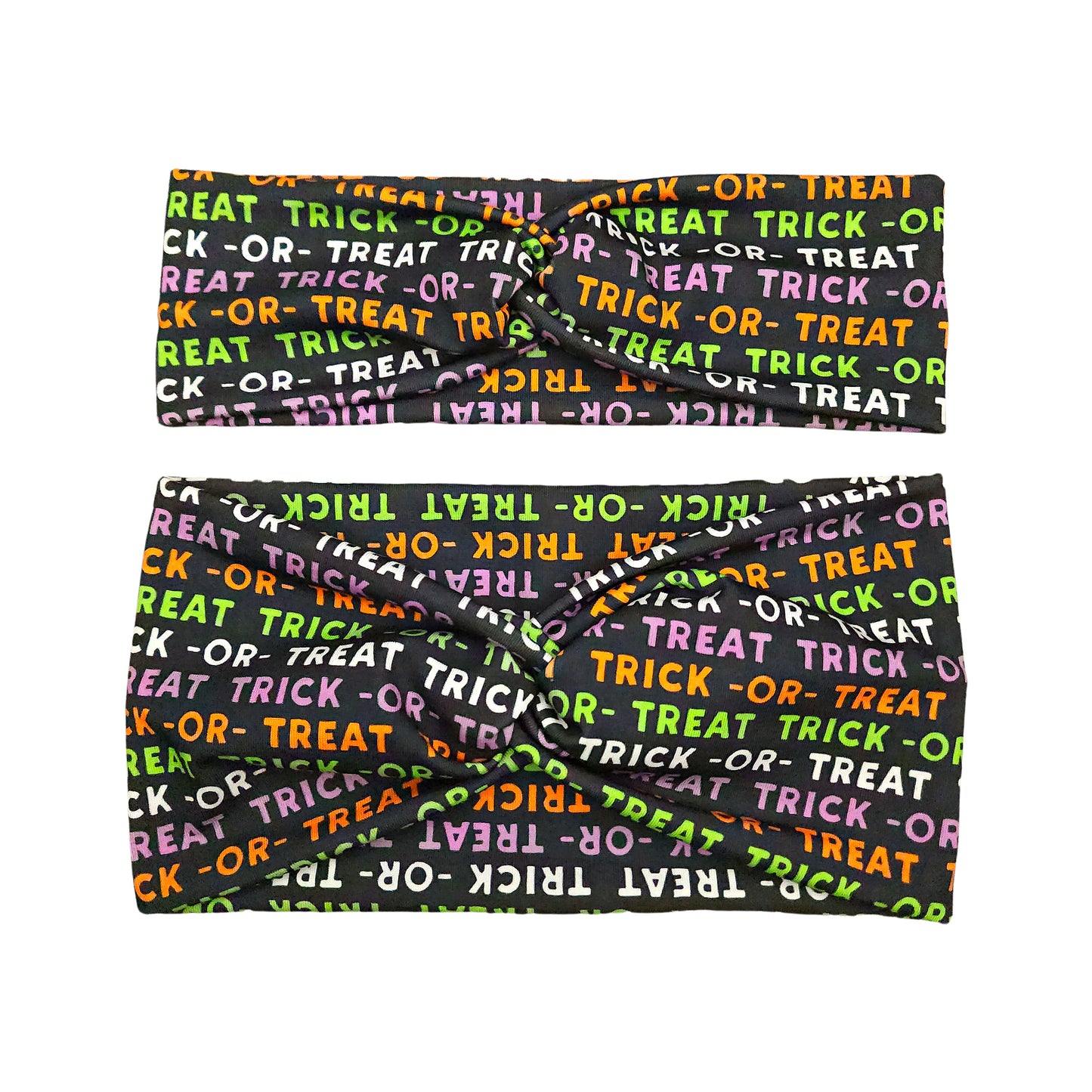 Wide Trick or Treat Halloween Headband for Women