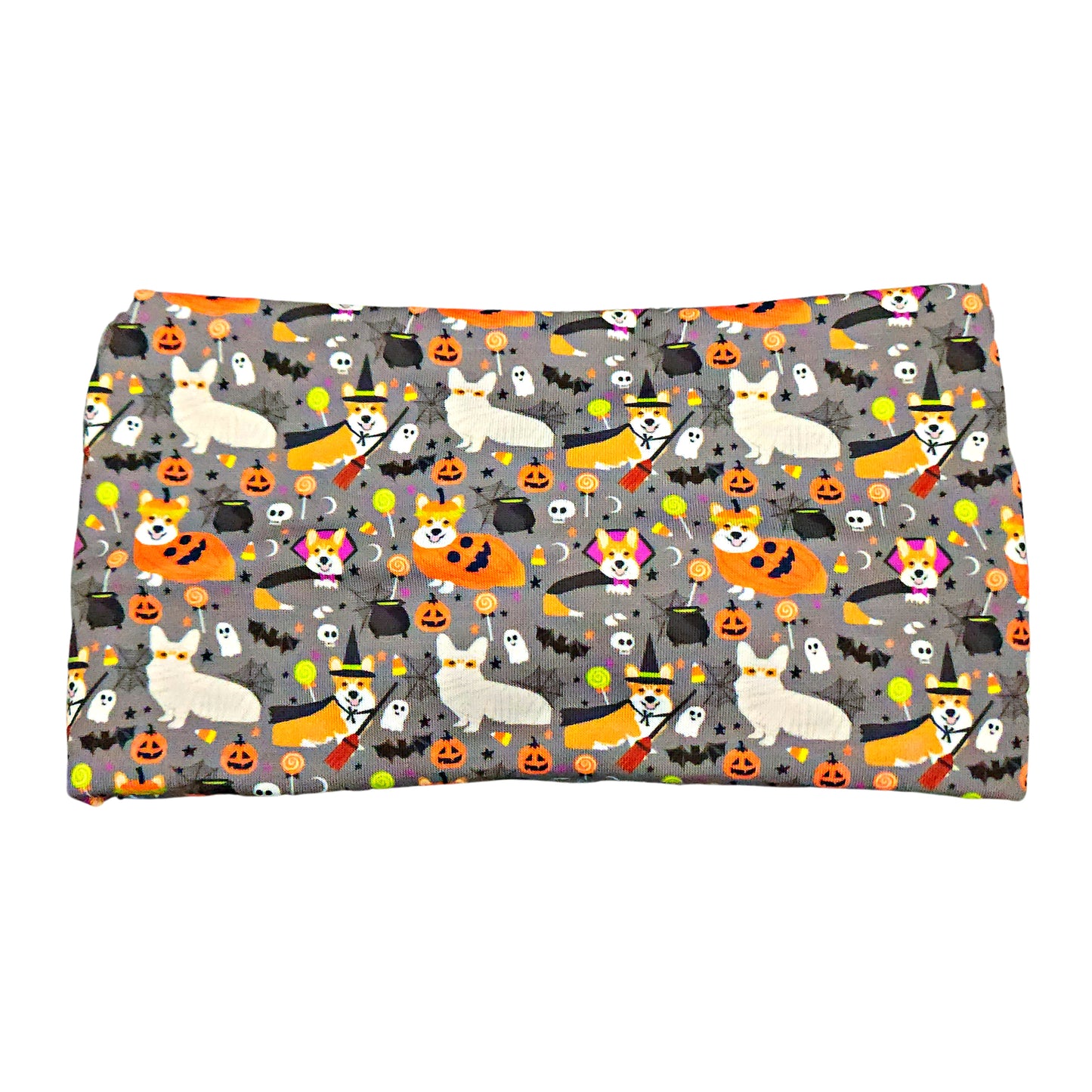 Wide Gray Halloween Costume Corgi Headband