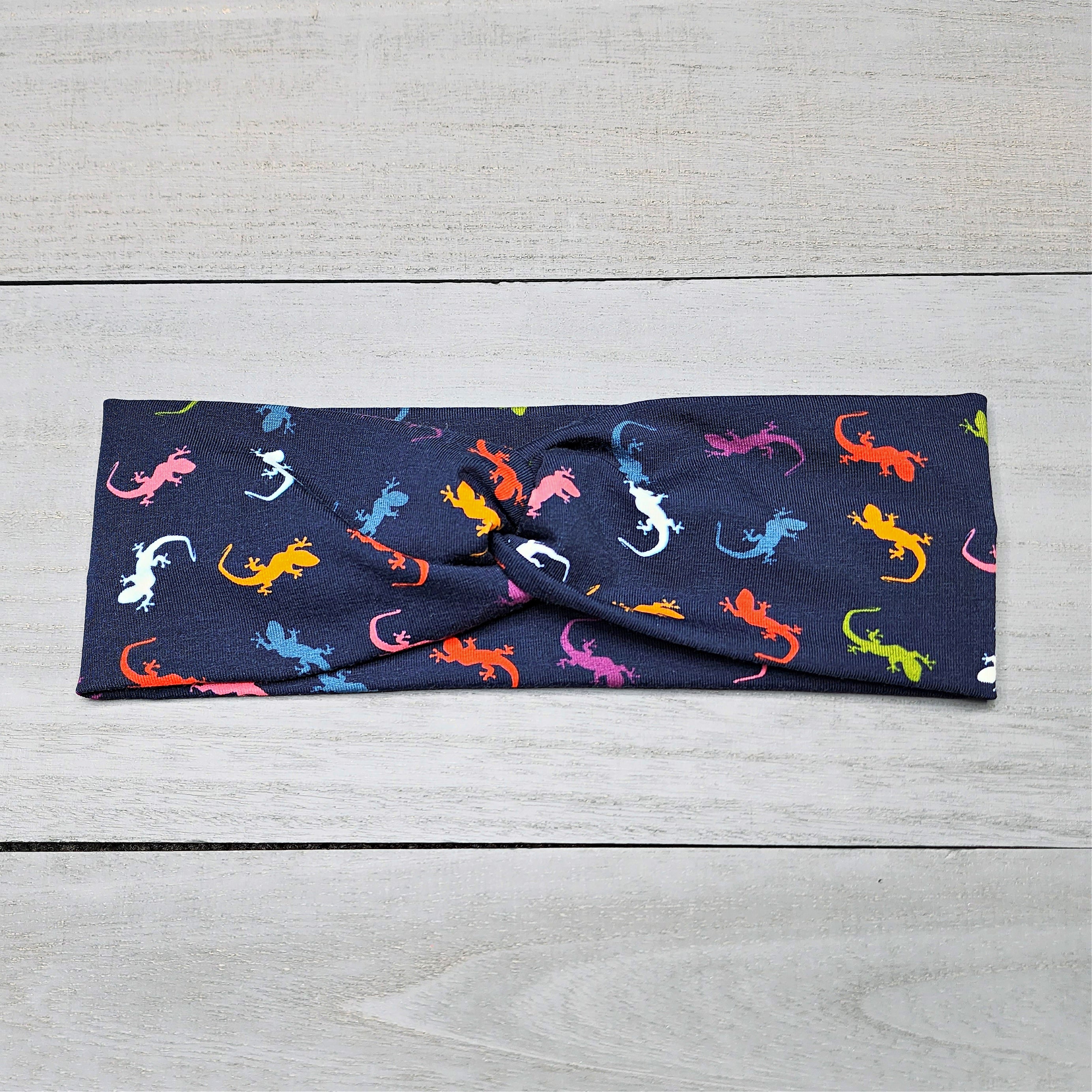 Lizard Print Headband for Women