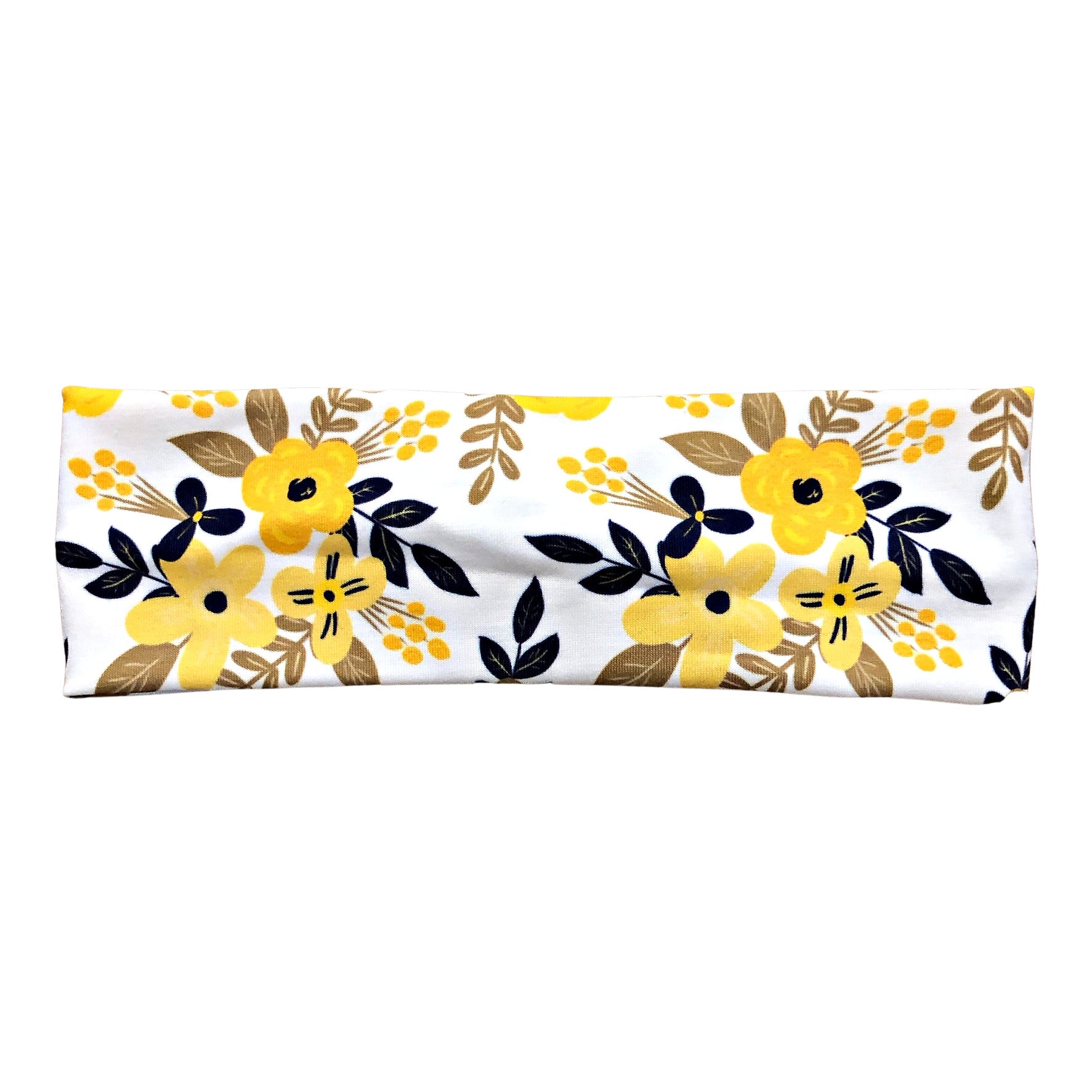 Mustard Floral Headband for Women