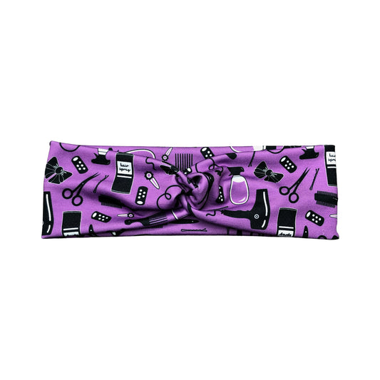 Purple Hair Stylist Headband for Women