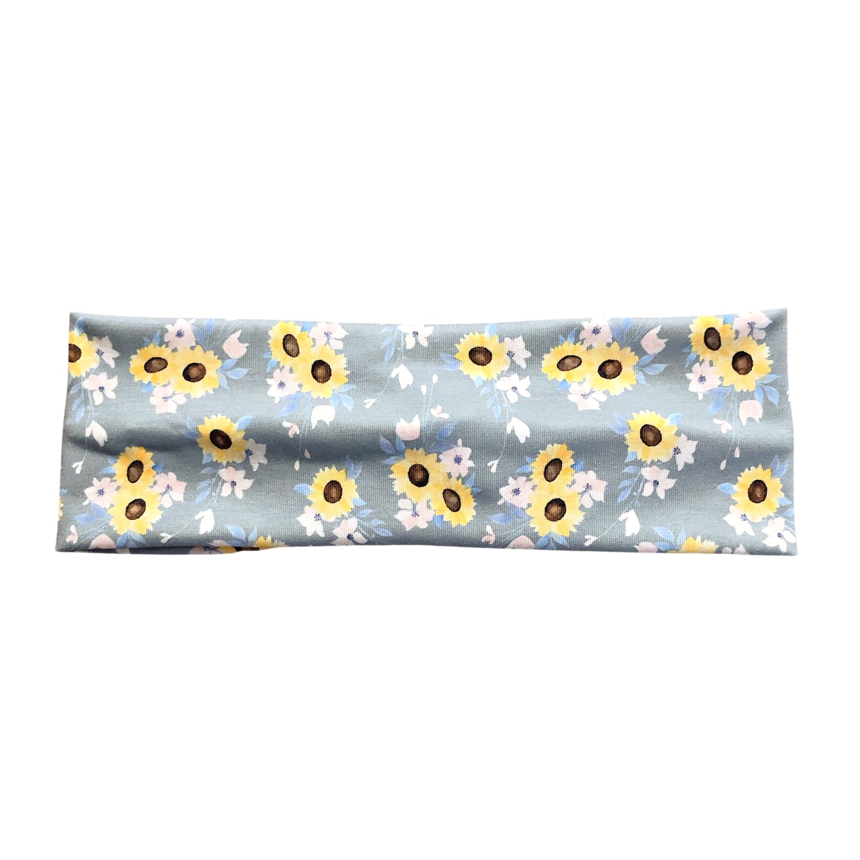 Gray Sunflower Headband for Women