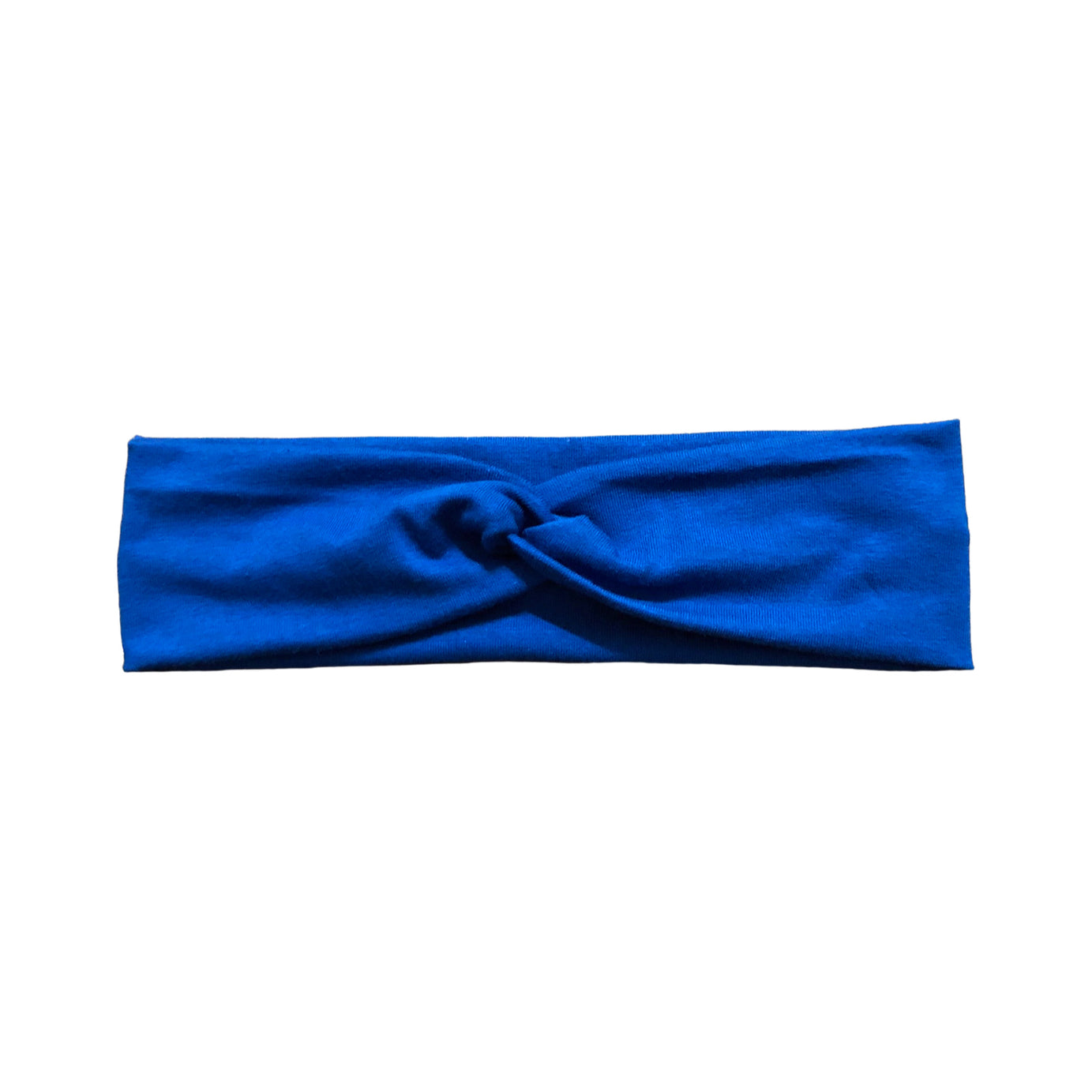 Solid Royal Blue Headband, Cotton Spandex