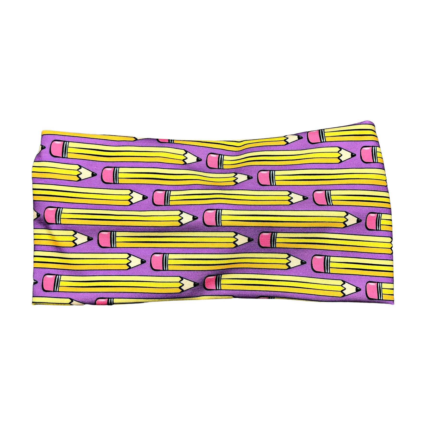 Wide Purple Pencil Headband for Women