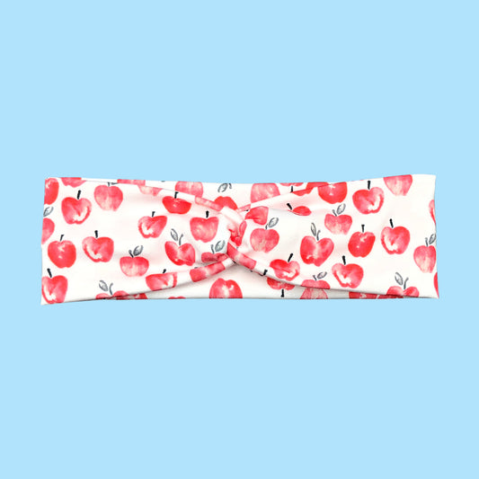 Watercolor Apple Headband for Women