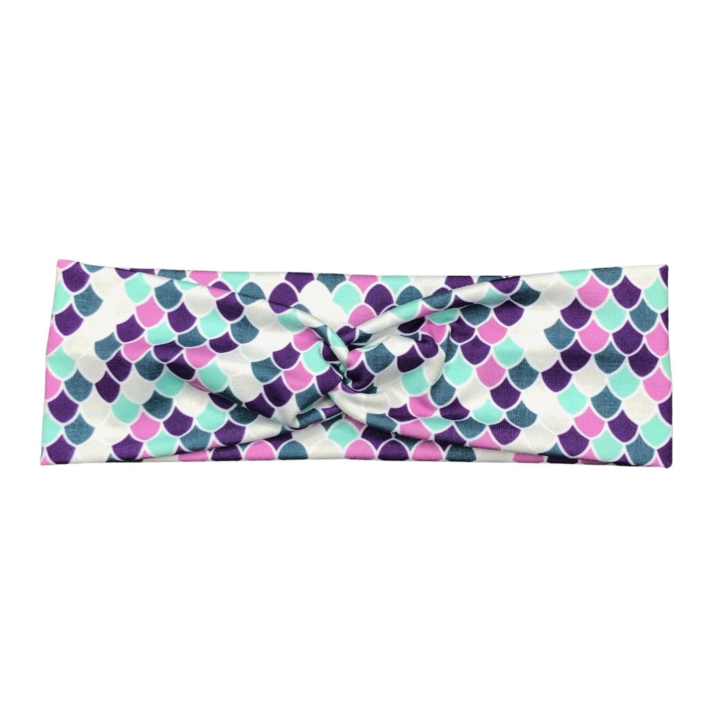 Purple Mermaid Print Headband for Women