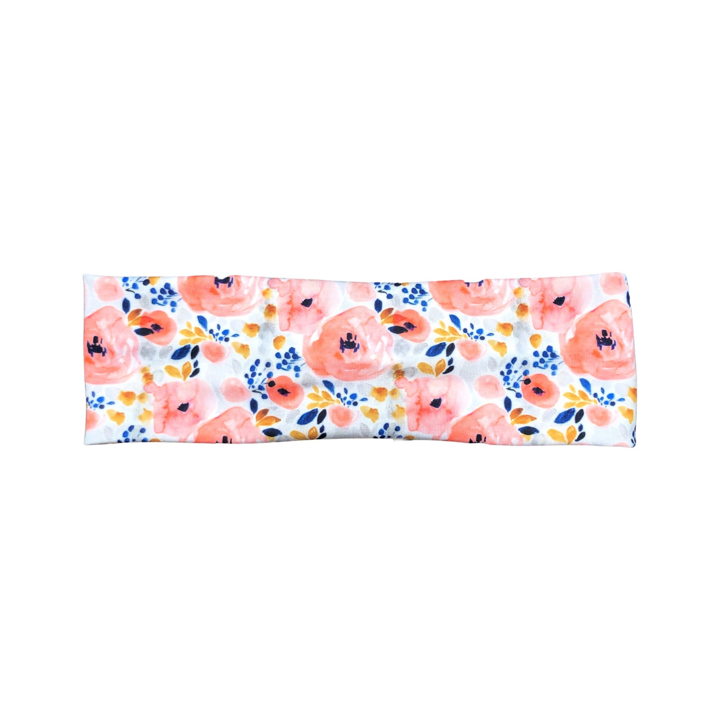 Peach Poppy Floral Headband for Women