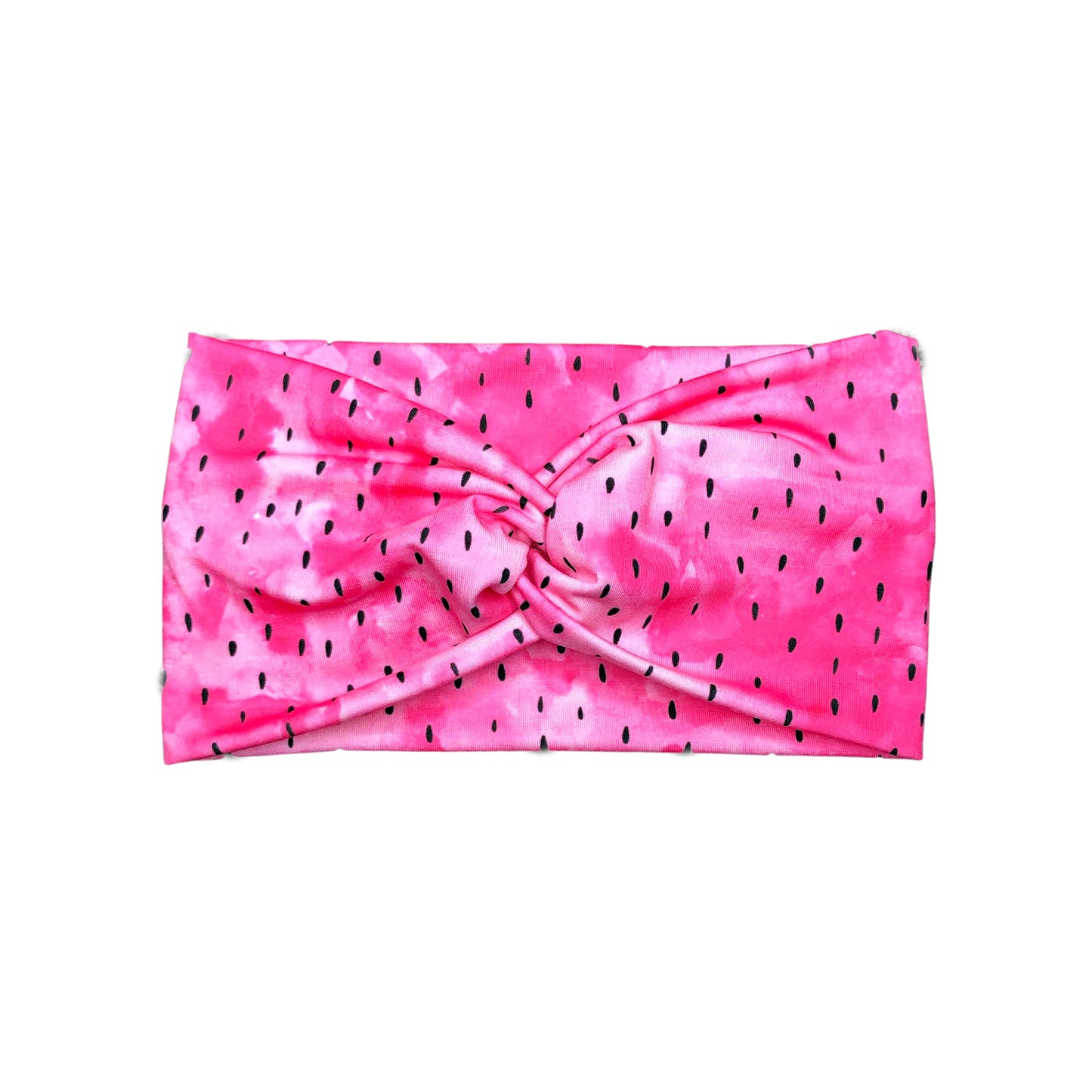 Wide Tie Dye Watermelon Print Headband for Women