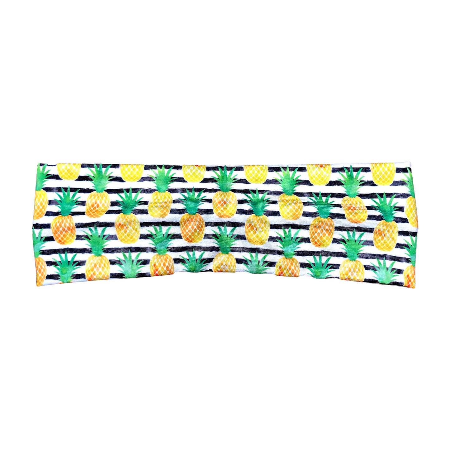 Striped Pineapple Headband for Women