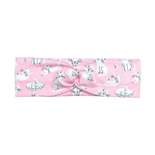 Pink Cats Headband