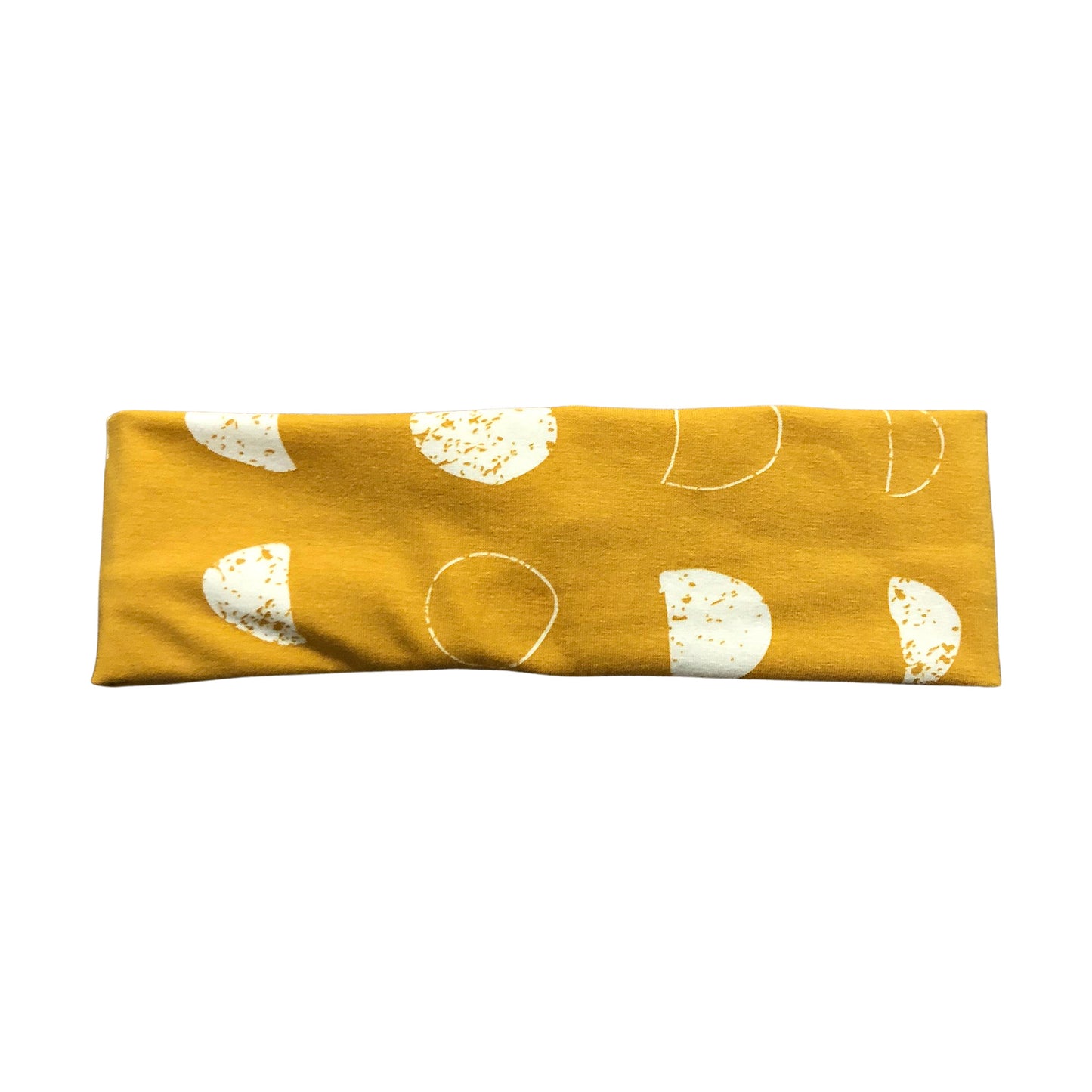 Mustard Yellow Moon Phases Twist Headband