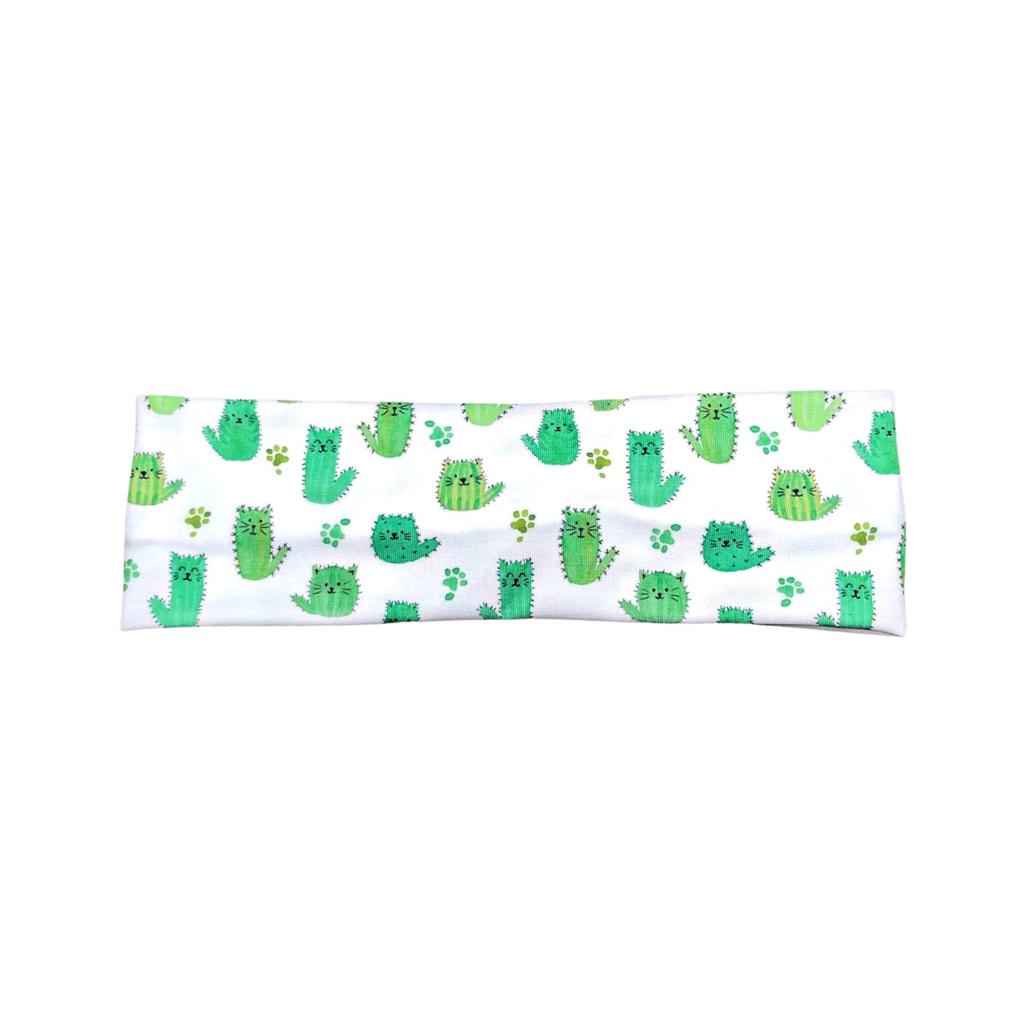 Funny Cat Cactus Print Headband