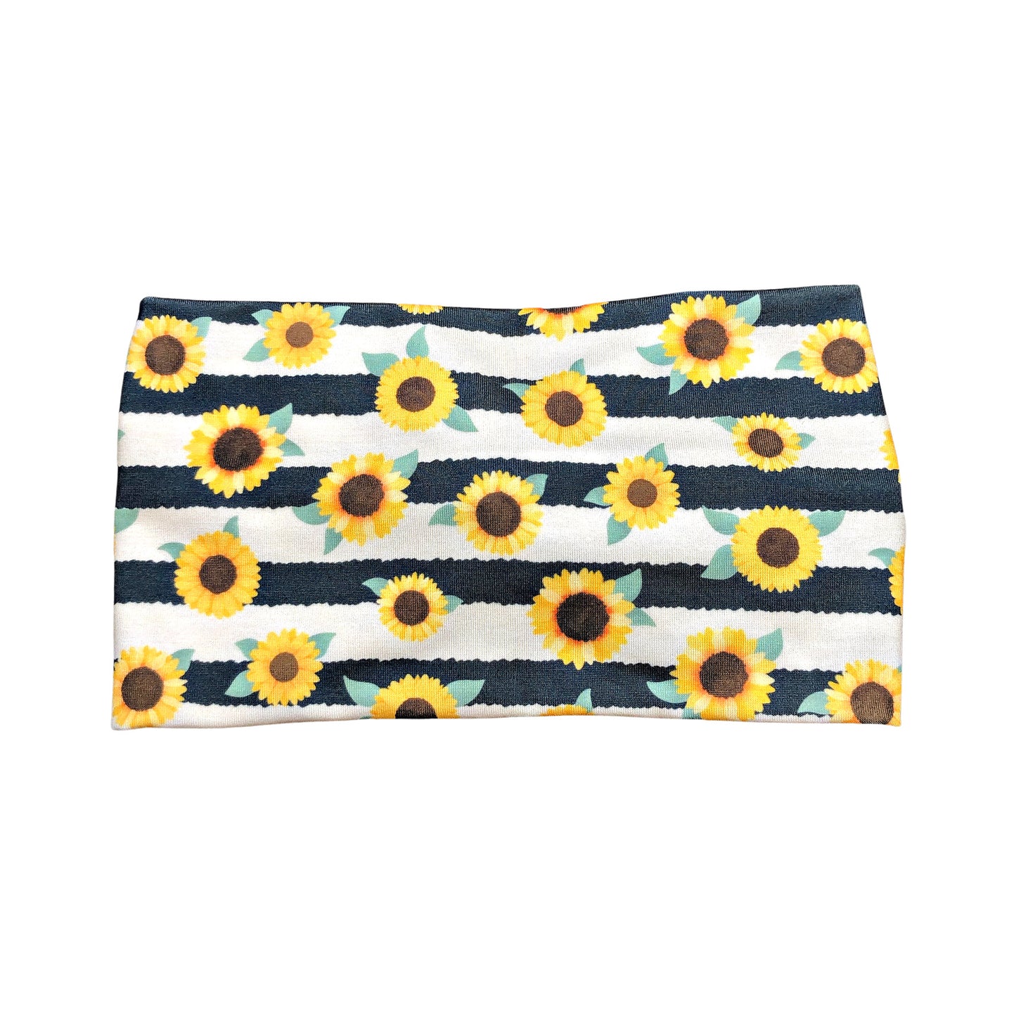 Wide Sunflower Stripe Headband