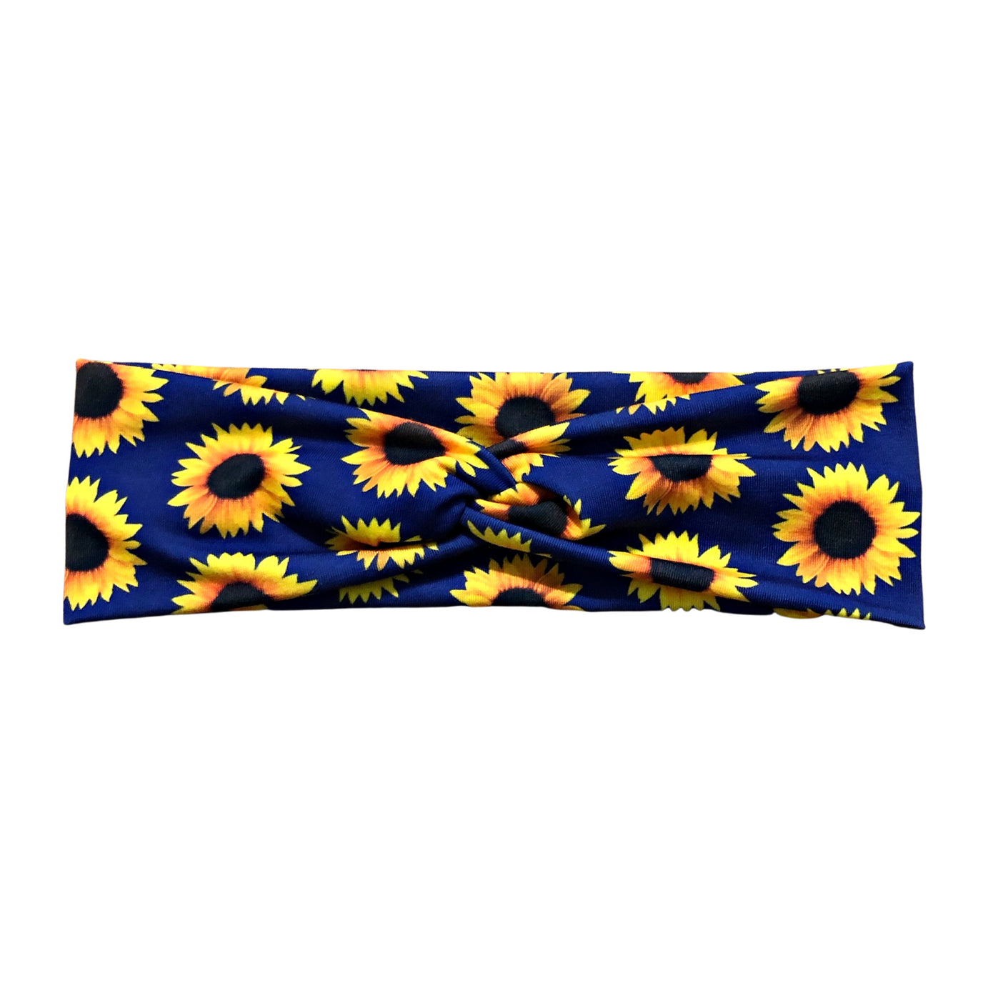 Royal Blue Sunflower Headband for Women