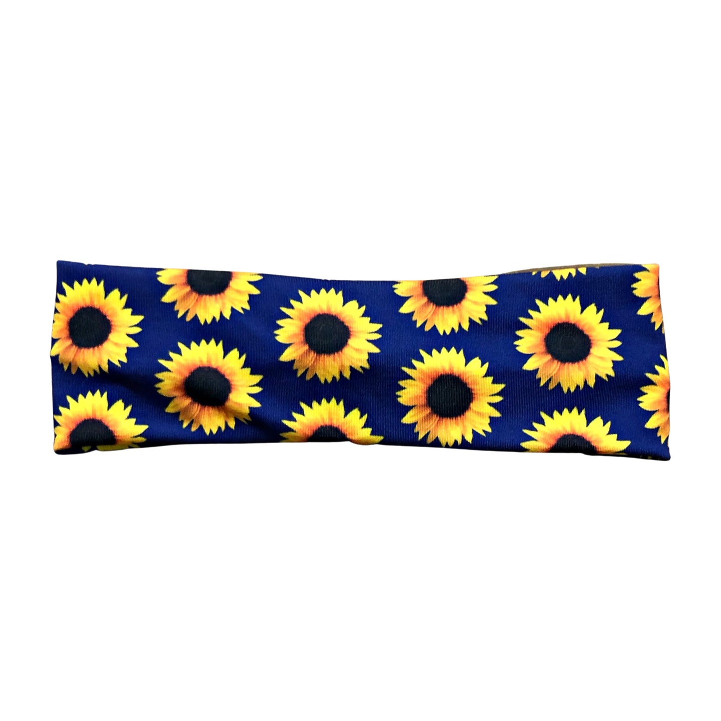 Royal Blue Sunflower Headband for Women