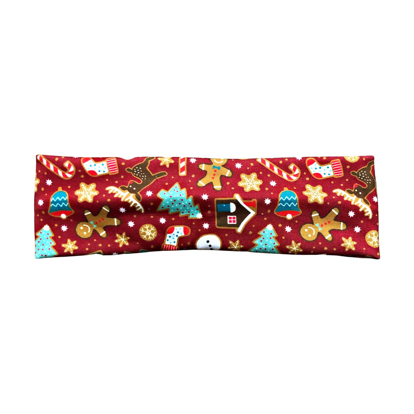 Christmas Gingerbread Cookie Print Headband