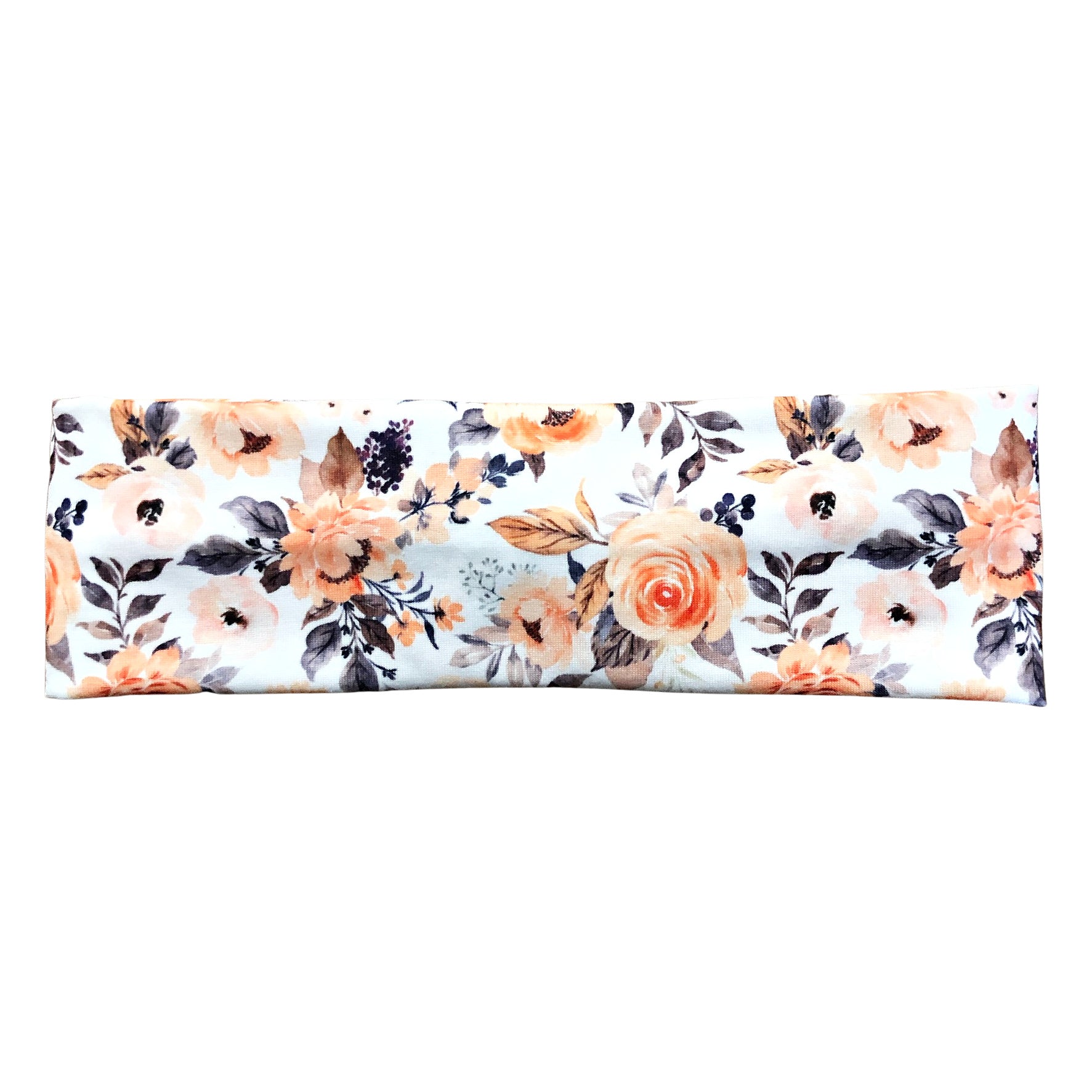 Vintage Peach Floral Headband for Women