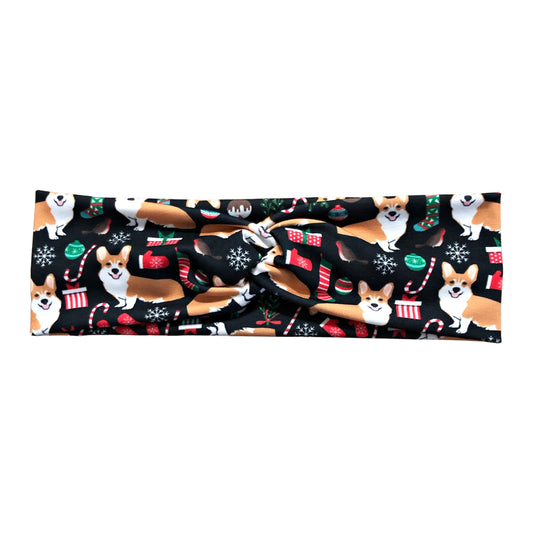 Christmas Corgi Headband