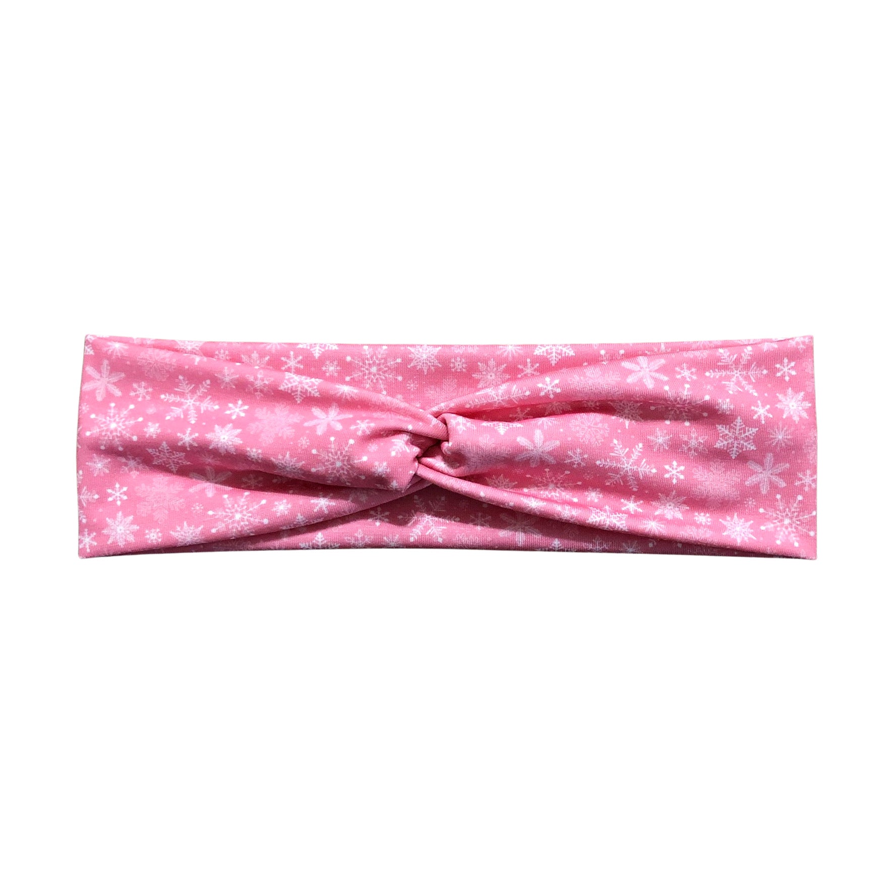 Pink Christmas Snowflake Headband for Women