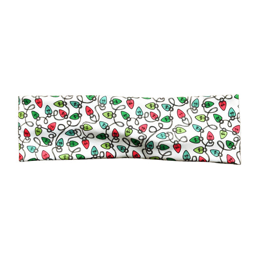 White Christmas String Lights Headband