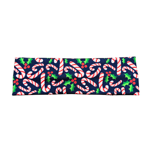 Candy Canes and Holly Headband for Women
